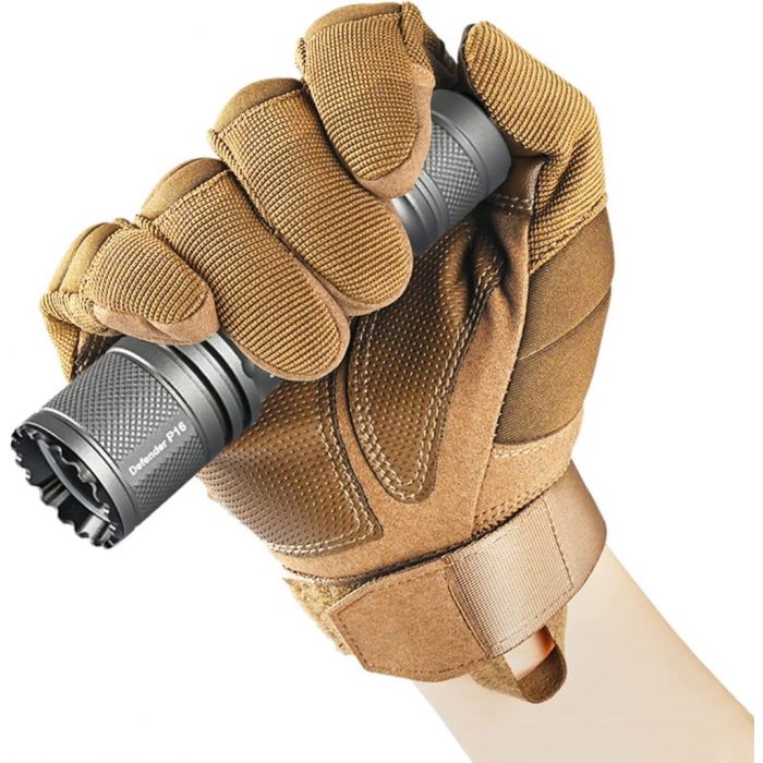 Acebeam P16 Defender Dual Tail Switch Tactical Flashlight-1800 Lumens/484m