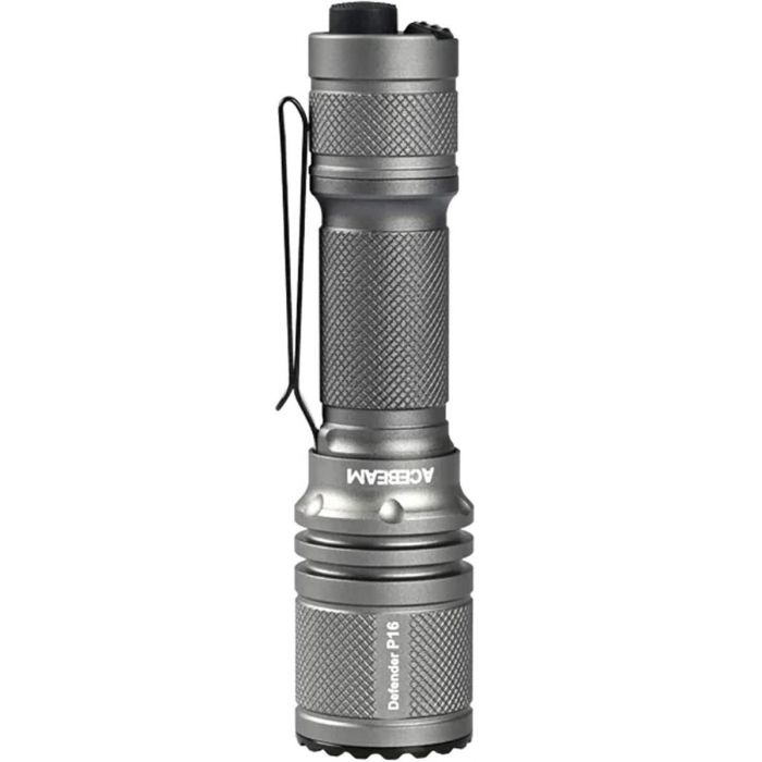 Acebeam P16 Defender Dual Tail Switch Tactical Flashlight-1800 Lumens/484m
