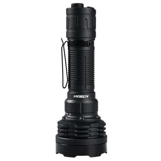 Acebeam P18 Quad-Core Tactical Flashlight- 5000 Lumens/629m (Dual-Switch Rechargable Tactical Flashlight)