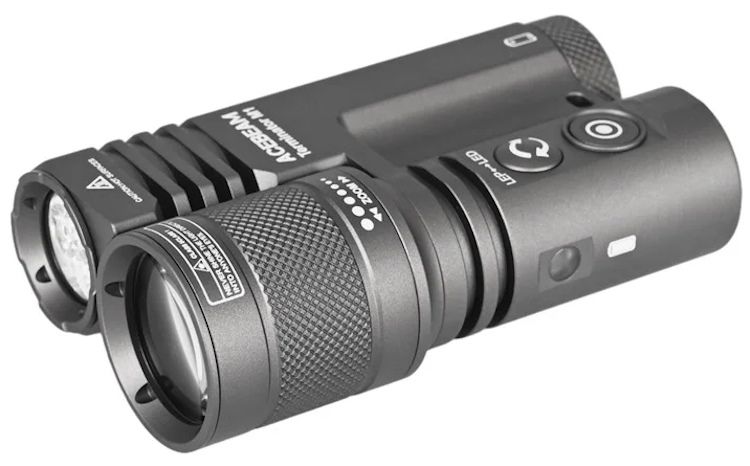 Acebeam Terminator M1 Duel Head LED Flashlight (Limited Edition)- Zoomable LED&LEP Flashlight