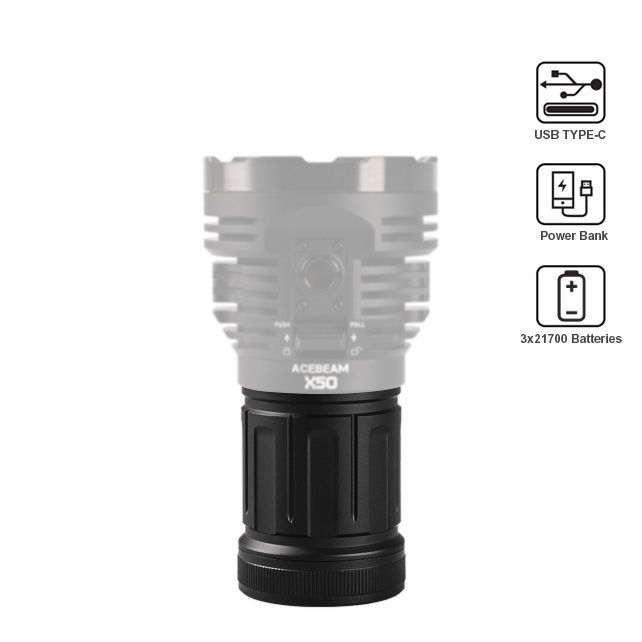Acebeam X50 2.0 Battery pack