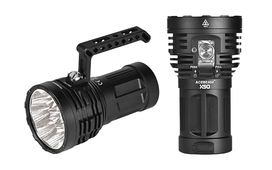 Acebeam X50 2.0 PD Power Bank Flashlight - 45000 Lumen (NEW)