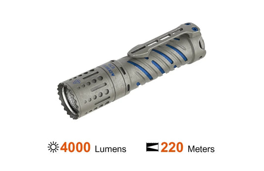 Acebeam E70 Titanium EDC Flashlight-4000 lumen/220m