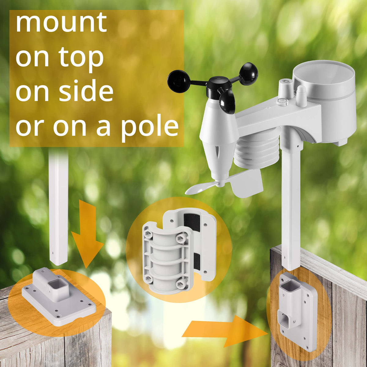 Bresser WIFI Clearview Weather Center 7-in-1 Sensor