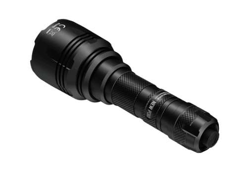 NiteCore P30 Tactical Long Range Hunting Flashlight (1,000 Lumens 618m Beam) + 5000mAh 21700 USB-C Rechargeable Battery