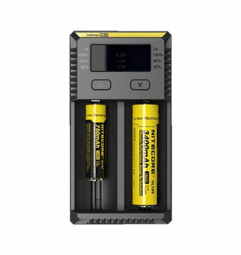 NiteCore UI2 USB Dual Slot Li-ion Charger and USB Cable
