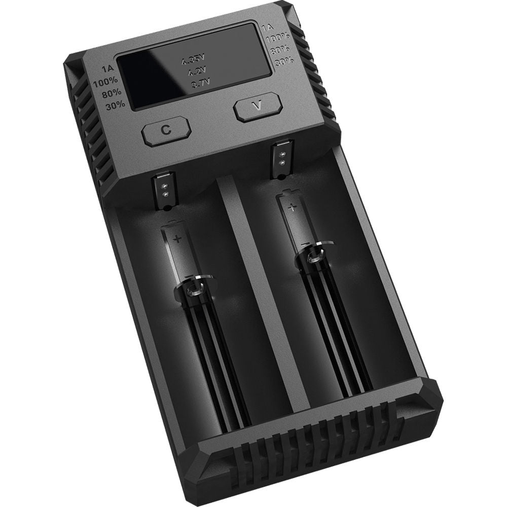 NiteCore UI2 USB Dual Slot Li-ion Charger and USB Cable