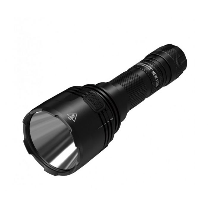 NiteCore P30 Tactical Long Range Hunting Flashlight (1,000 Lumens 618m Beam) + 5000mAh 21700 USB-C Rechargeable Battery